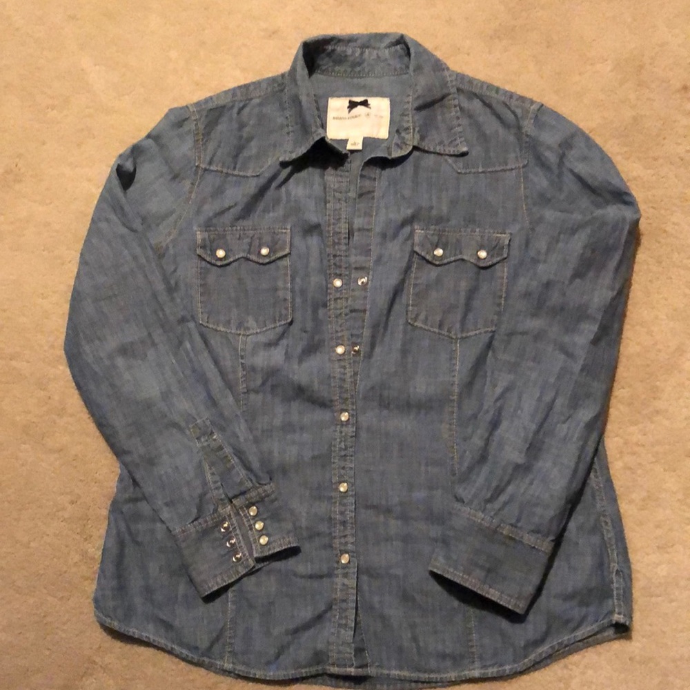 Denim fitted shirt